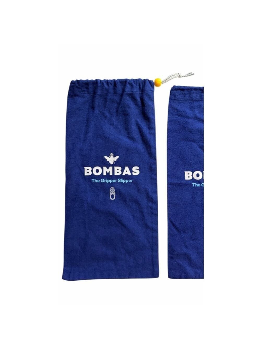 Bombas Dust Bags Lot of 3 Navy Blue Drawstring Shoe Storage Pouches - Picture 3 of 5